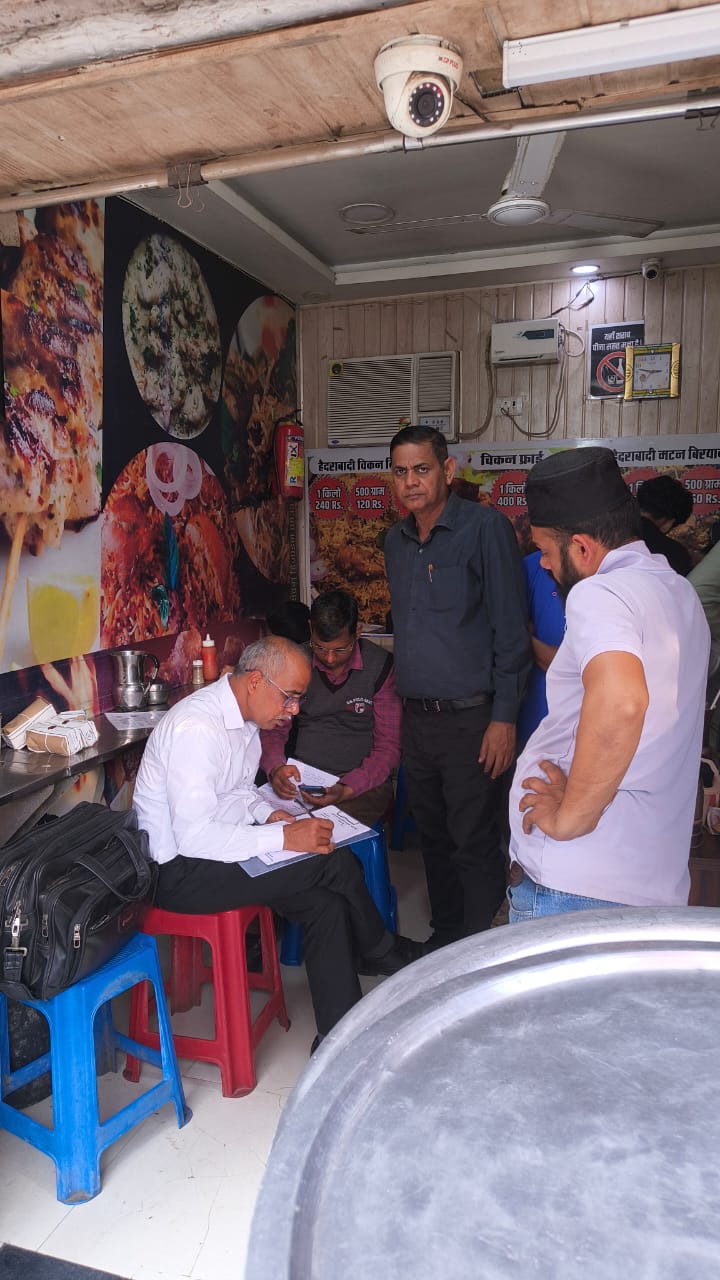 खाद्य विभाग की बड़ी कार्रवाई: बिरयानी दुकानों पर छापेमारी