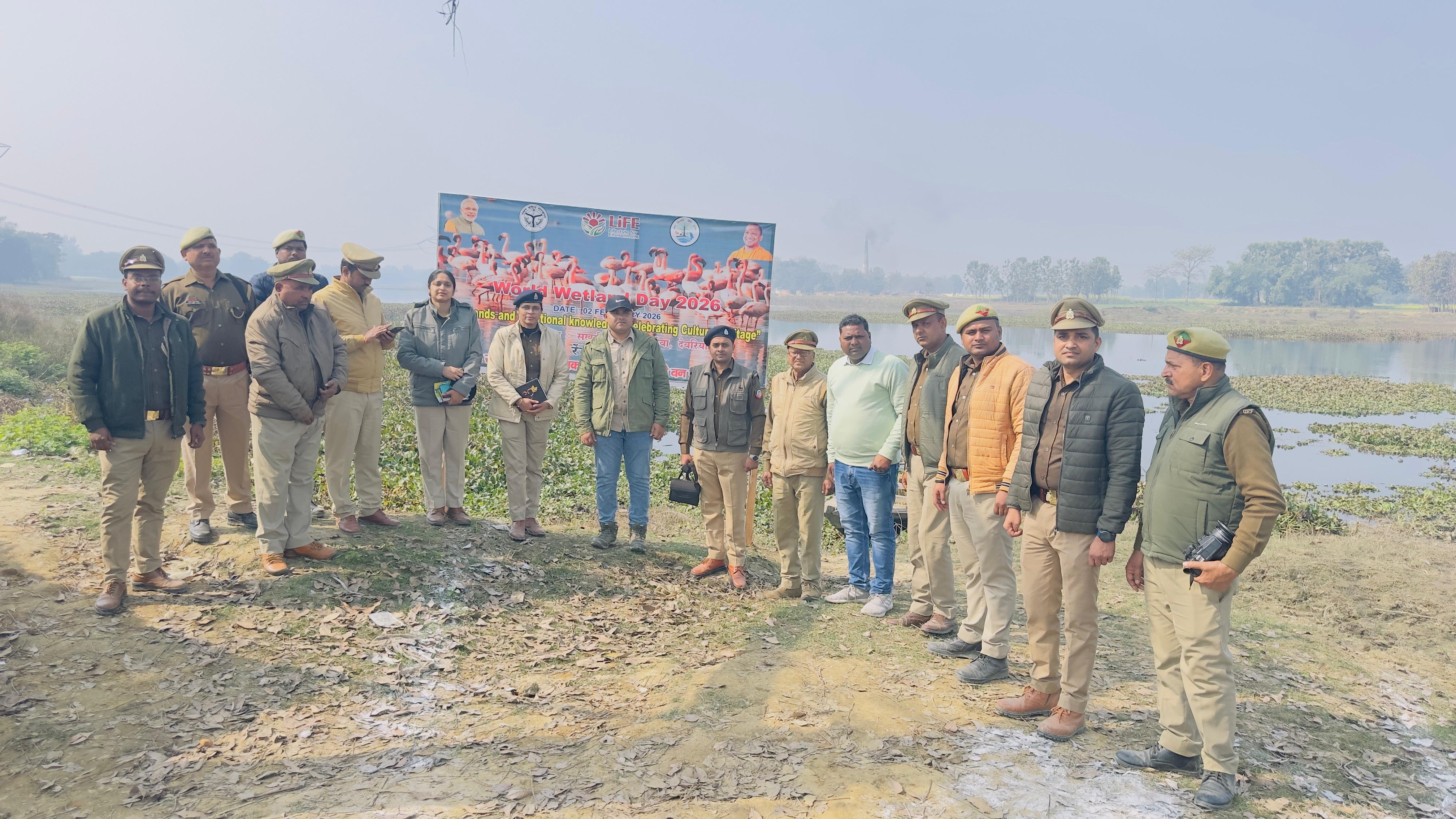 सखनी ताल पर गूंजा आर्द्रभूमि संरक्षण का संदेश
