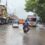 श्रावस्ती में NH-730 बना तालाब, राहगीर परेशान